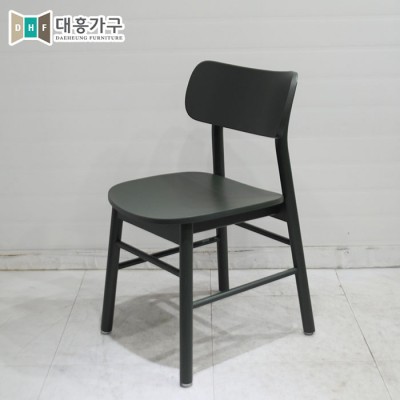 중고목재의자 - 3EA (카키,특가상품)