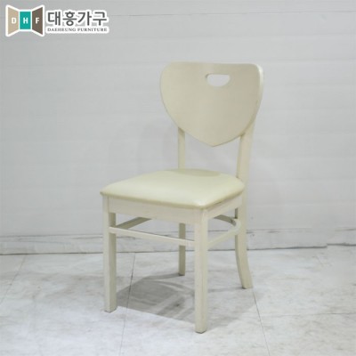 목재의자 (화이트-색상변경가능) - 28EA