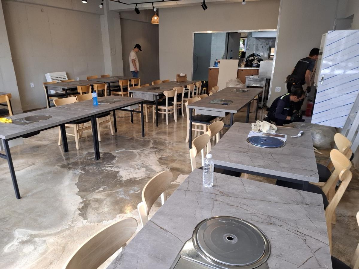 가평 식당 납품 현장 사진 2