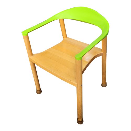 중고 목재의자 · JWC-116 상품 사진